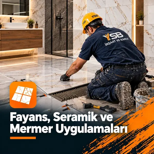 Kocaeli fayans, seramik ve mermer uygulamaları — Fayans, seramik ve mermer uygulama hizmeti